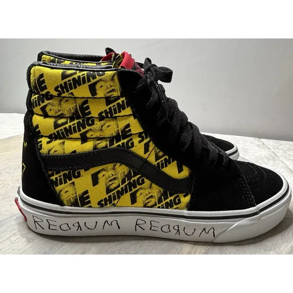 Vans x House of Terror The Shining &quot;RedRum&quot; Sk8-Hi Jack Torrance Womens 7
