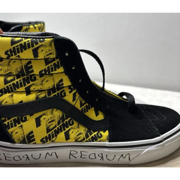 Vans x House of Terror The Shining &quot;RedRum&quot; Sk8-Hi Jack Torrance Womens 7