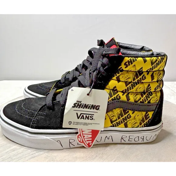 Vans x House of Terror The Shining &quot;RedRum&quot; Sk8-Hi Jack Torrance Womens 7