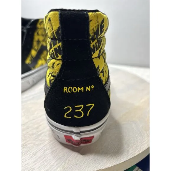 Vans x House of Terror The Shining &quot;RedRum&quot; Sk8-Hi Jack Torrance Womens 7