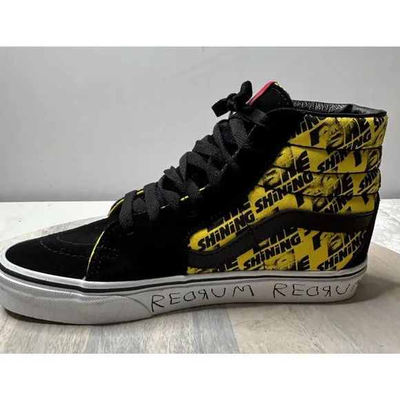 Vans x House of Terror The Shining &quot;RedRum&quot; Sk8-Hi Jack Torrance Womens 7