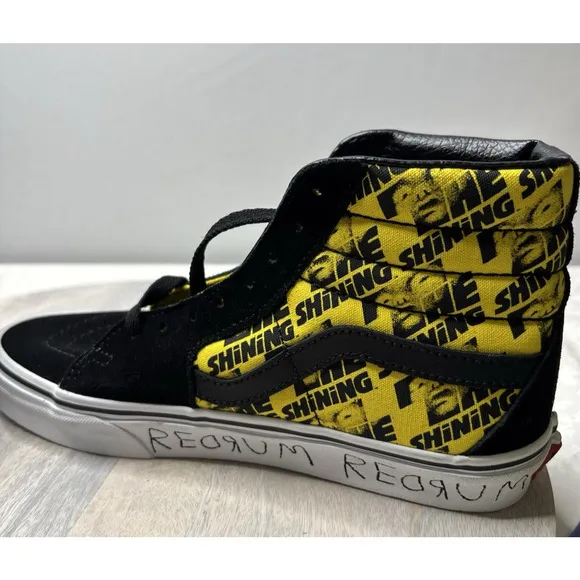 Vans x House of Terror The Shining &quot;RedRum&quot; Sk8-Hi Jack Torrance Womens 7