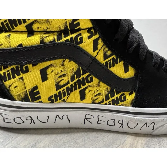 Vans x House of Terror The Shining &quot;RedRum&quot; Sk8-Hi Jack Torrance Womens 7