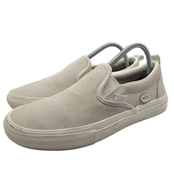 Vans x Public Skate Slip On Mens 8 White Skateboarding Shoes Out The Public Eye