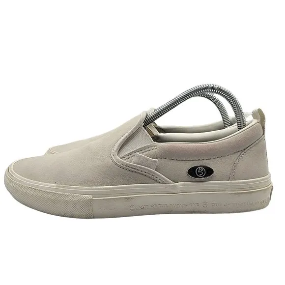 Vans x Public Skate Slip On Mens 8 White Skateboarding Shoes Out The Public Eye