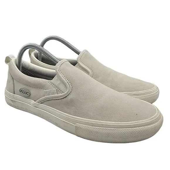 Vans x Public Skate Slip On Mens 8 White Skateboarding Shoes Out The Public Eye