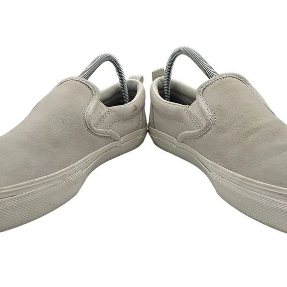 Vans x Public Skate Slip On Mens 8 White Skateboarding Shoes Out The Public Eye