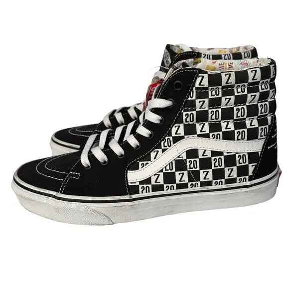 Vans X Zappos 20th Anniversary Old Skool skate Hi-Tops, Men s 9.5 women’s 11