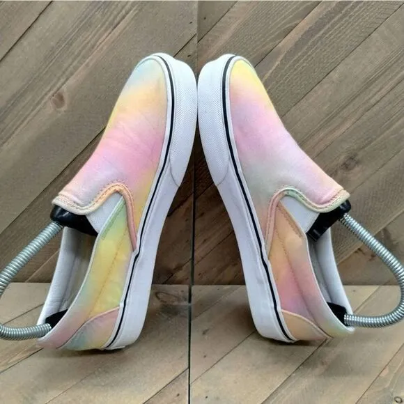 Vans Classic Slip On Aura Shift Multicolor‎ Casual Sneakers Womens Size 6.5