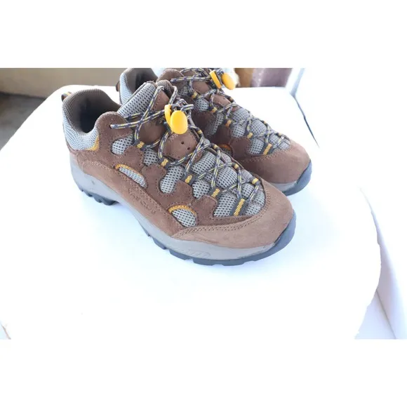 Vasque 7204 Boys Youth Brown Suede &amp; Mesh Hiking Shoes Youth Size us 3M