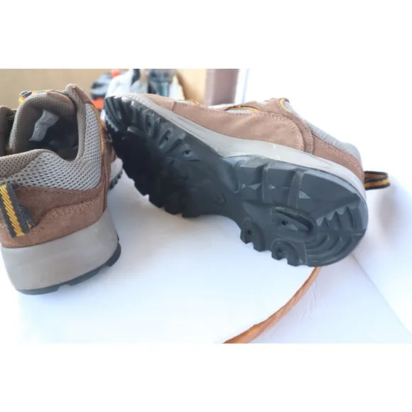 Vasque 7204 Boys Youth Brown Suede &amp; Mesh Hiking Shoes Youth Size us 3M