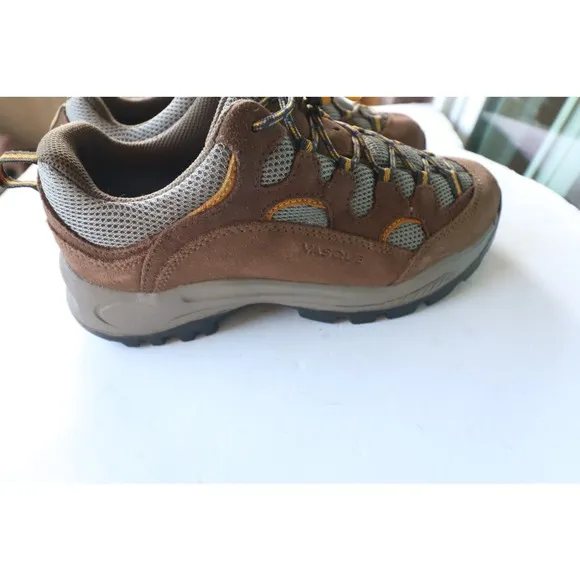 Vasque 7204 Boys Youth Brown Suede &amp; Mesh Hiking Shoes Youth Size us 3M