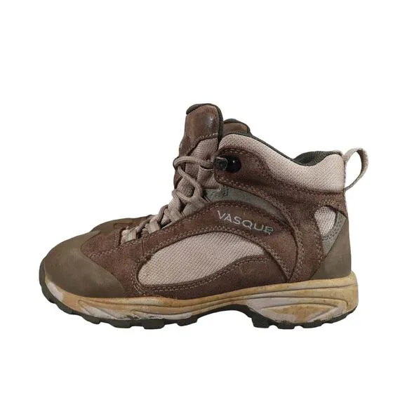 Vasque Shoes Women 7.5 Boots Hiking Outdoor Athletic High Top Leather Trek Brown