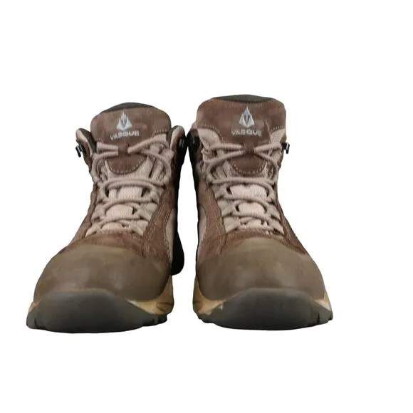 Vasque Shoes Women 7.5 Boots Hiking Outdoor Athletic High Top Leather Trek Brown