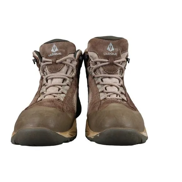 Vasque Shoes Women 7.5 Boots Hiking Outdoor Athletic High Top Leather Trek Brown