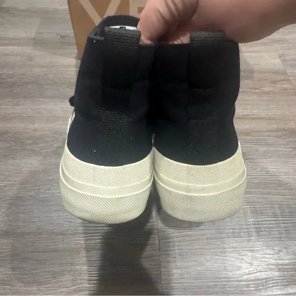 Veja Wata II High Top Ripstop Black White Sneakers