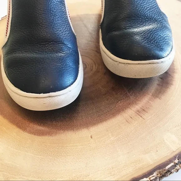 Venettini Mica Leather Slip-On Shoes