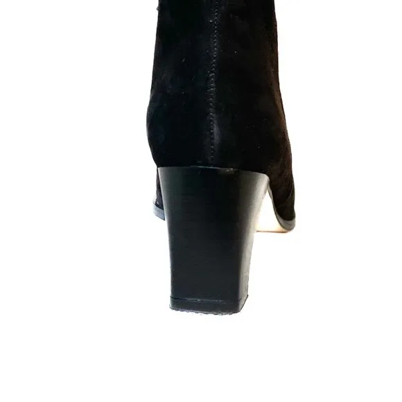 Vero Cuoio || Luxury Italian Leather Steampunk Lace Up Heeled Granny Boots 7.5