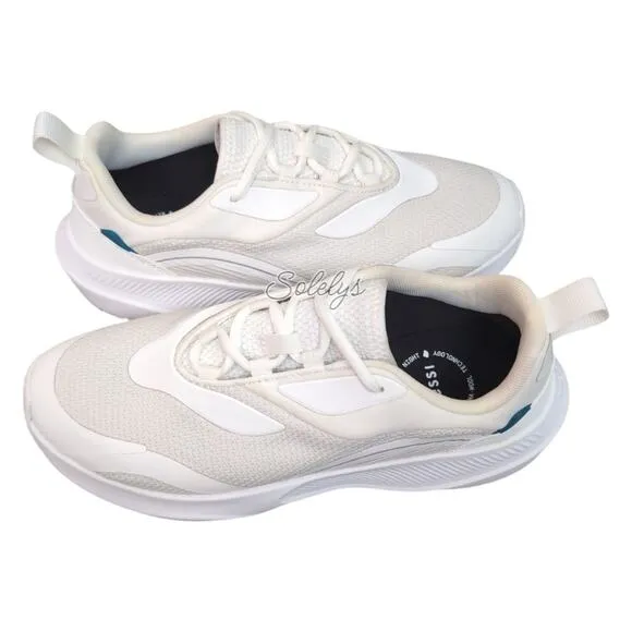 Vessi Tidal Warm White Dyma-Tex Waterproof Vegan Lace Up Sneaker Womens 10