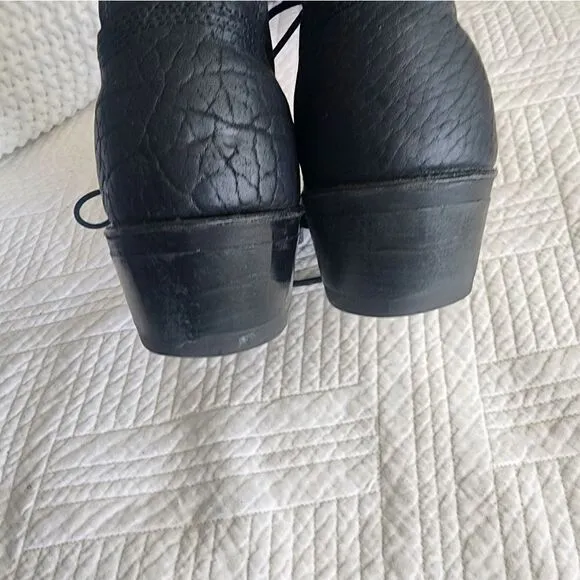 Vibram southwest Cowboy rodeo embroidery leather boots
