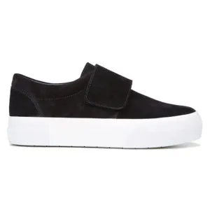 Vince: Cage Suede Platform Black Velco Slip-On Sneakers - Women’s USA 7 / EUR 37