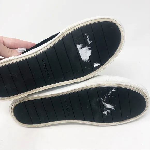 VINCE | Copley Black Suede Platform Lace Up Sneakers Women’s Size 6