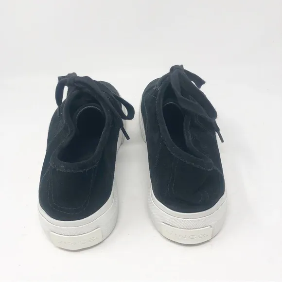 VINCE | Copley Black Suede Platform Lace Up Sneakers Women’s Size 6