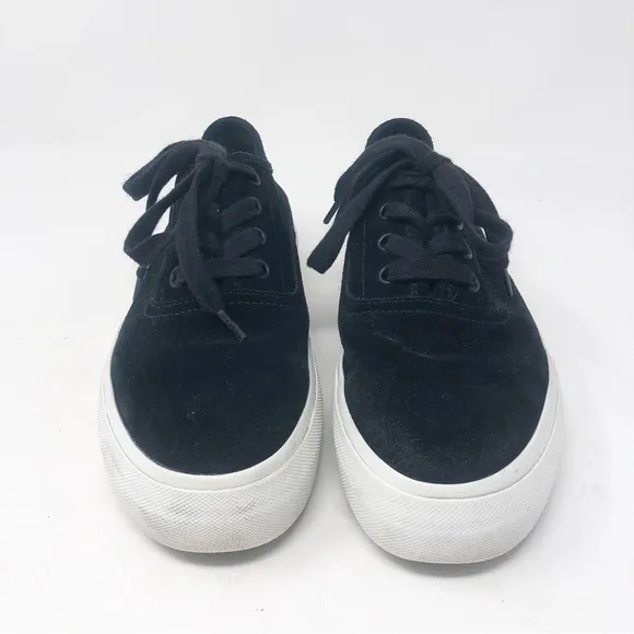VINCE | Copley Black Suede Platform Lace Up Sneakers Women’s Size 6