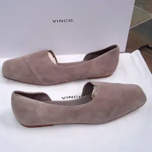 Vince Flats Slip On Suede Shoes