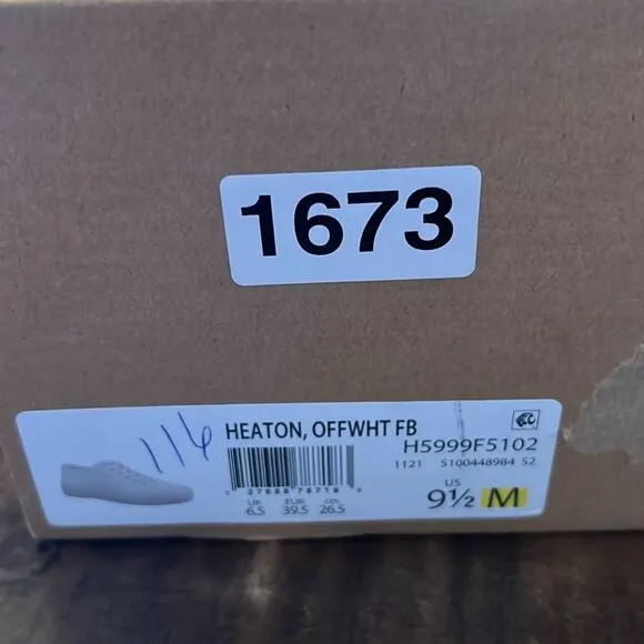 Vince Heaton Platform Lace Up Sneakers NEW Size 9.5 Off White Fabric