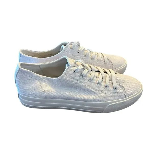 Vince Heaton Platform Lace Up Sneakers NEW Size 9.5 Off White Fabric