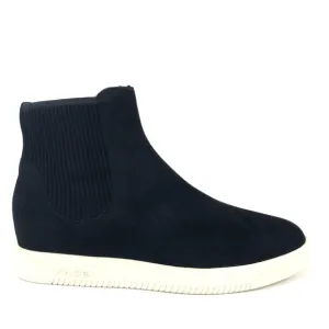 Vince High-Top Black Suede Leather Sneakers