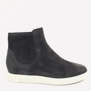Vince High-Top Gray Suede Leather Sneakers