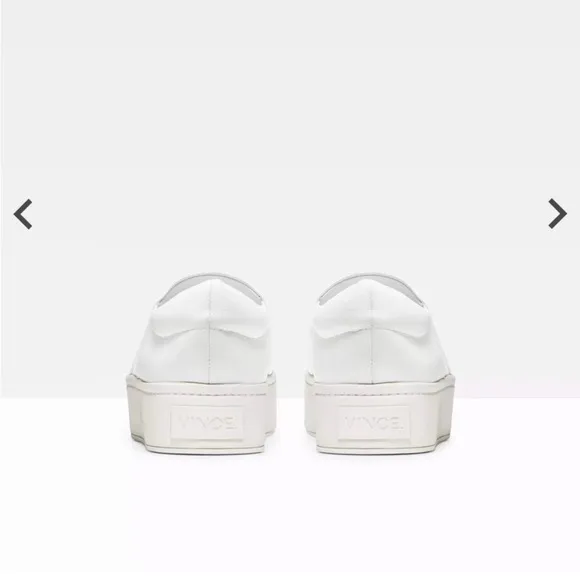 Vince Leather Warren Platform Sneakers