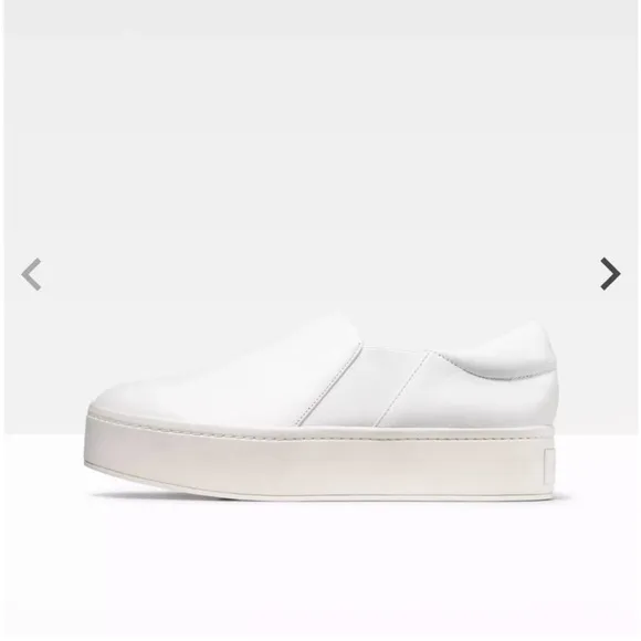 Vince Leather Warren Platform Sneakers