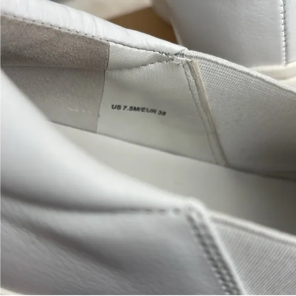 Vince Leather Warren Platform Sneakers