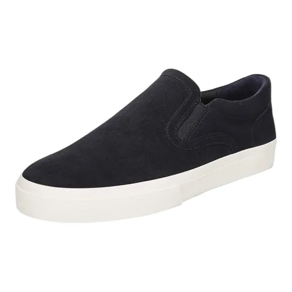 Vince Men's Fairfax-b Sneaker in Navy Suede NWOB
