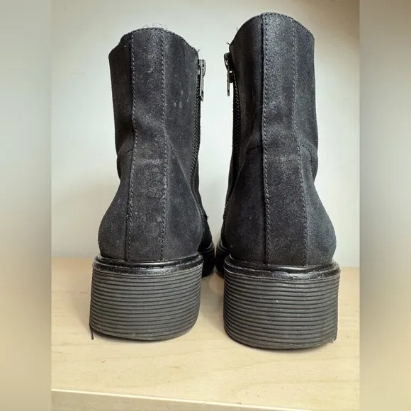 VINCE Monastir Leather Combat Boots