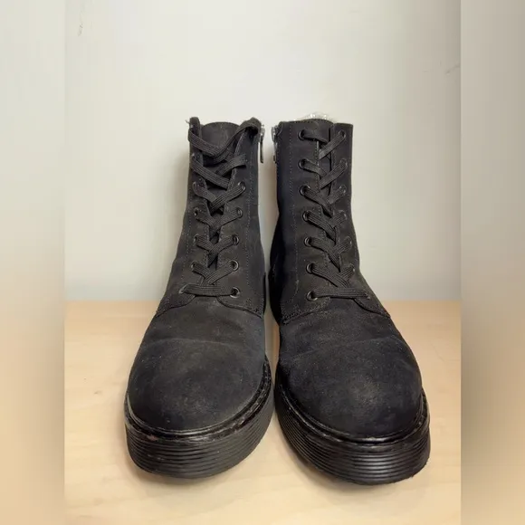 VINCE Monastir Leather Combat Boots