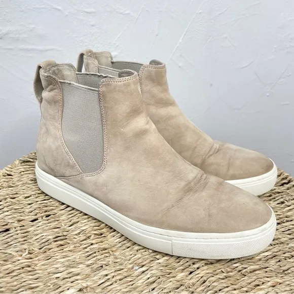 VINCE Newlyn Napa Leather High Top Sneakers