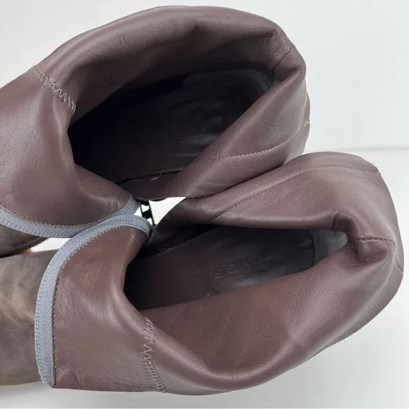 VINCE. Ridley Suede Grey Boots Booties 8.5