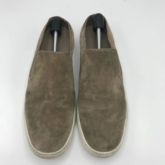 VINCE Verrell Slip On Suede Backless Sneakers