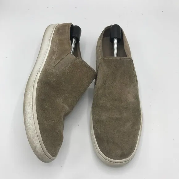 VINCE Verrell Slip On Suede Backless Sneakers