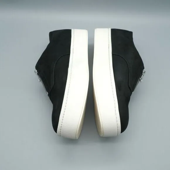Vince Warner Zip-Front Platform Womens Sneakers Black Size US size 9.5M Eur 39.5
