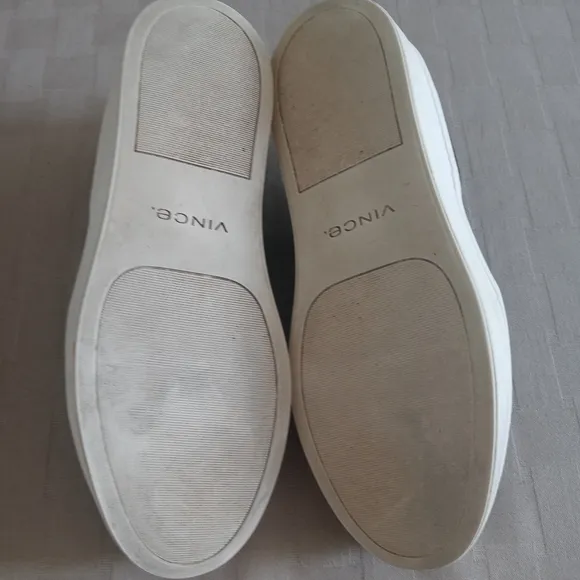 Vince Warren Gray Suede Slip On Sneakers