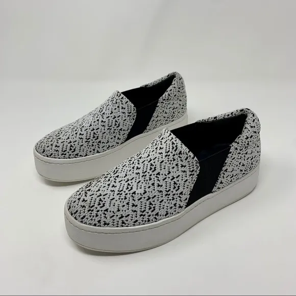 VINCE Warren Knit Slip On Sneakers Shoes Women
