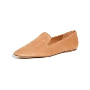 VINCE. Womens Beige Padded Clark Square Toe Slip On Leather Loafers Shoes 6 M