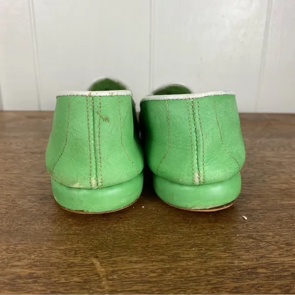 vintage Belgian Shoes Midinette Slip on Shoe