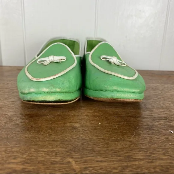vintage Belgian Shoes Midinette Slip on Shoe