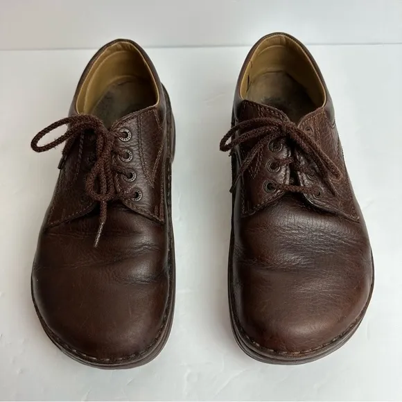 Vintage Birkenstock Memphis Shoes Men's size 10 Boots EU 43 Leather Brown